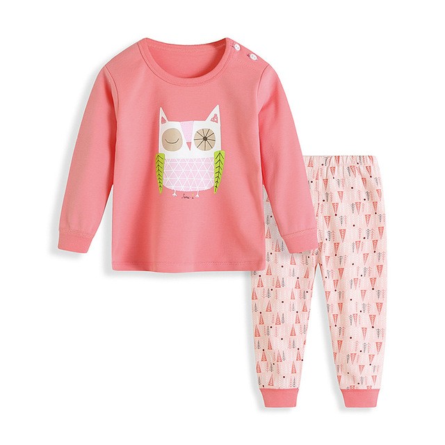 Cute Kitty Cartoon Pajamas for kids 1
