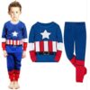 Star War Captain America Superhero Kids Pajamas 2