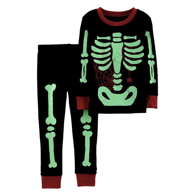 Skeleton Halloween Pajamas For Kids 1