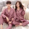 Pink Matching Couple Pajamas