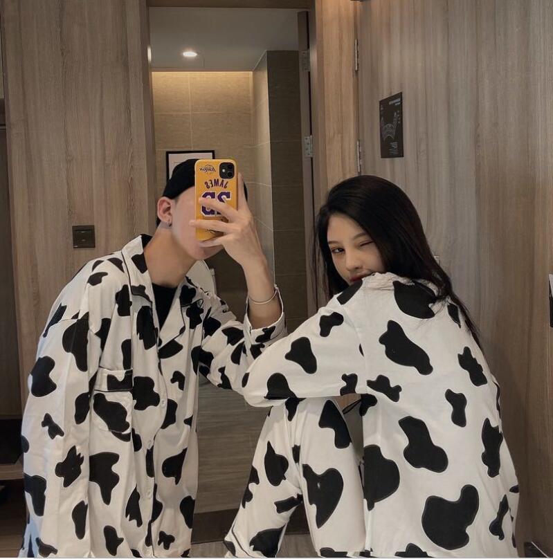Cow Print Pajama Set 2