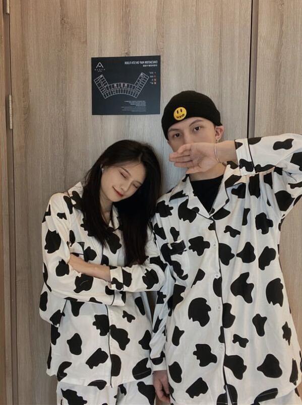 Cow Print Pajama Set 3