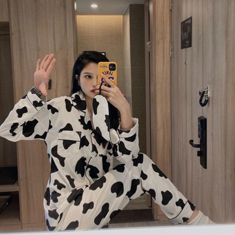Cow Print Pajama Set 9
