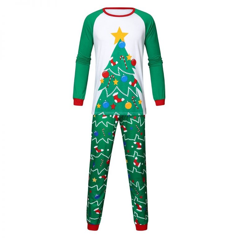 Novelty Christmas Couple Pajamas 1