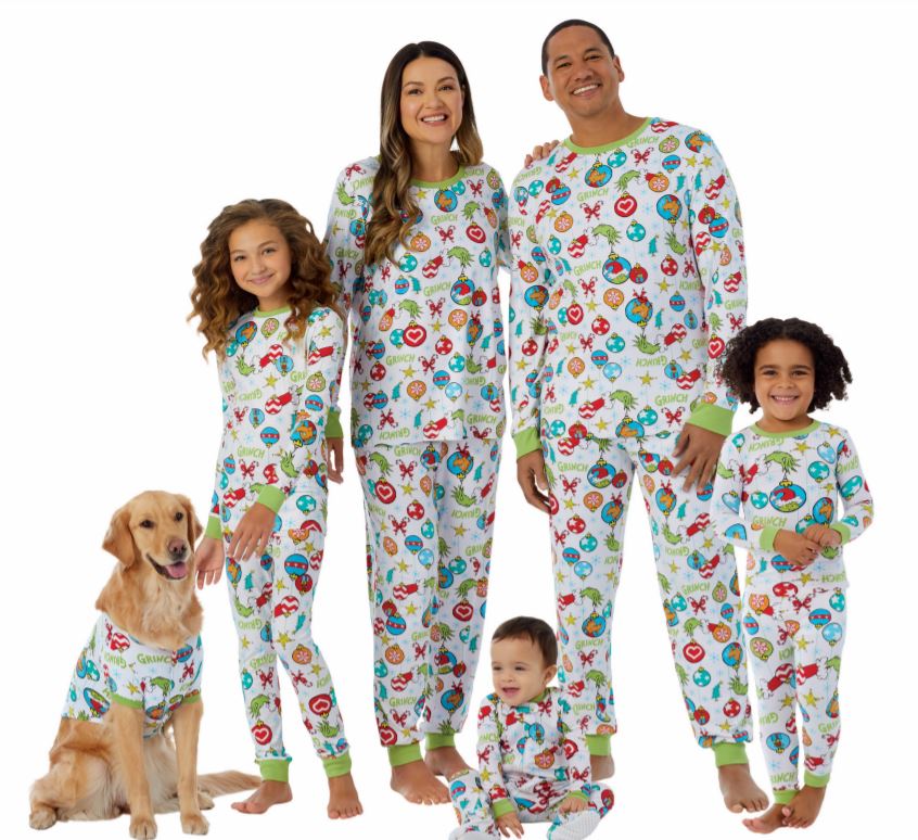 Matching Grinch Family Pajamas