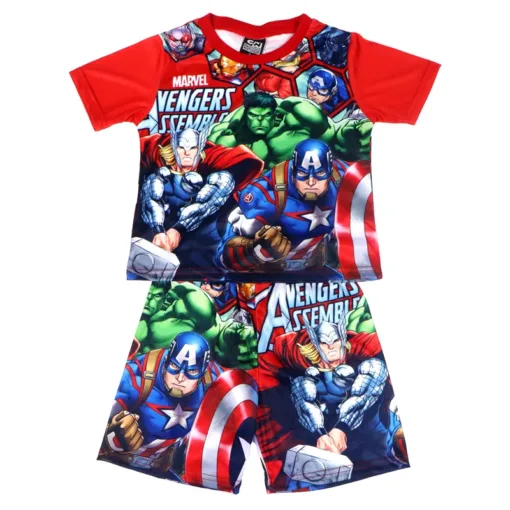 Marvel Avengers Kids Flannel Pajama Set 4