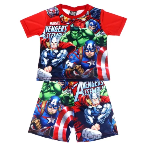 Marvel Avengers Kids Flannel Pajama Set 8